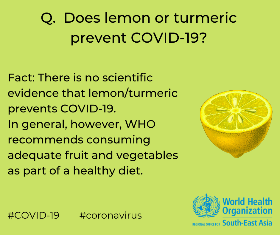 Covid19 Fact or Fiction--Lemon-Turmeric