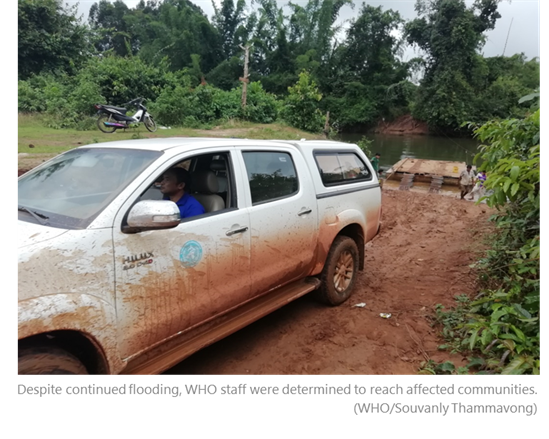 WHO car reaching remote communities WHO car reaching remote communities