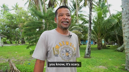 Video on how climate change is affecting the Pacific islands and areas