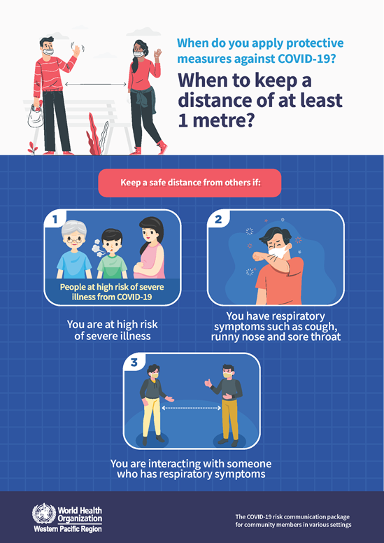 When to keep a distance
